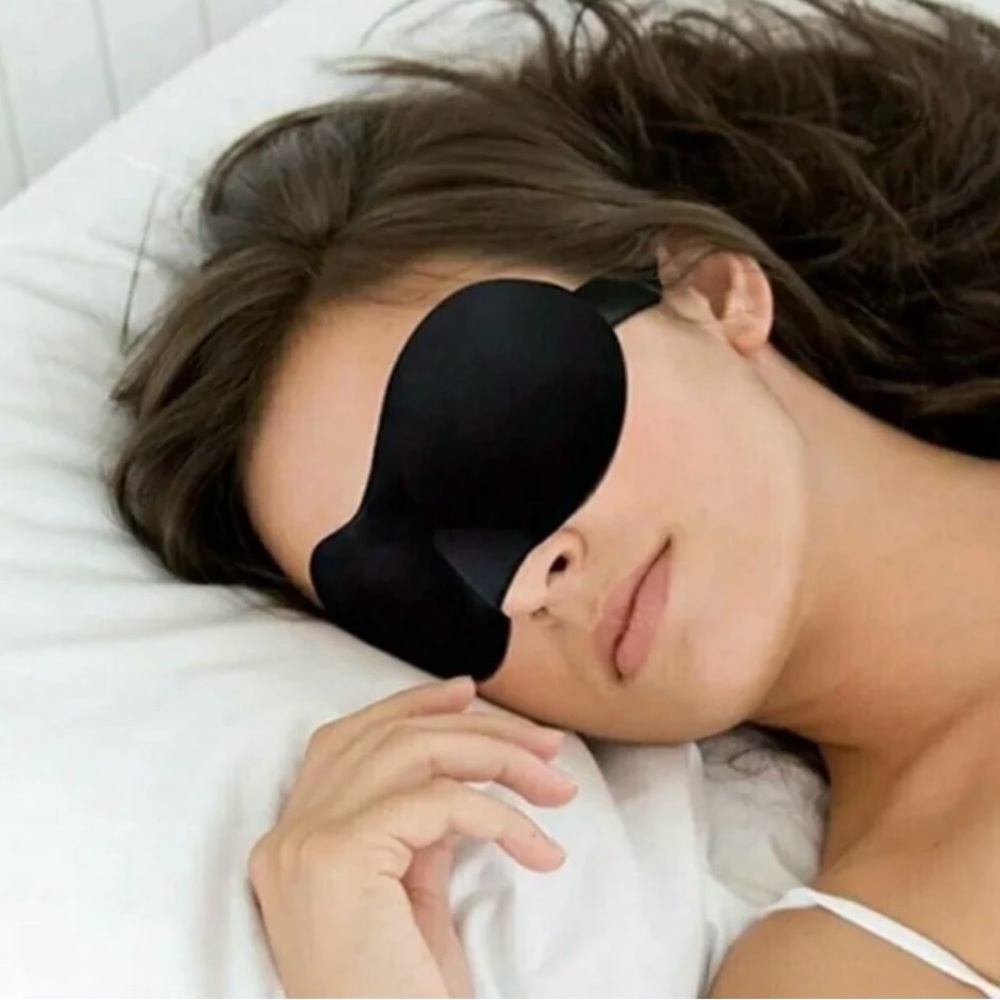 Travel 3D Eye Mask Sleep Soft Padded Shade Cover Rest Relax Blindfold